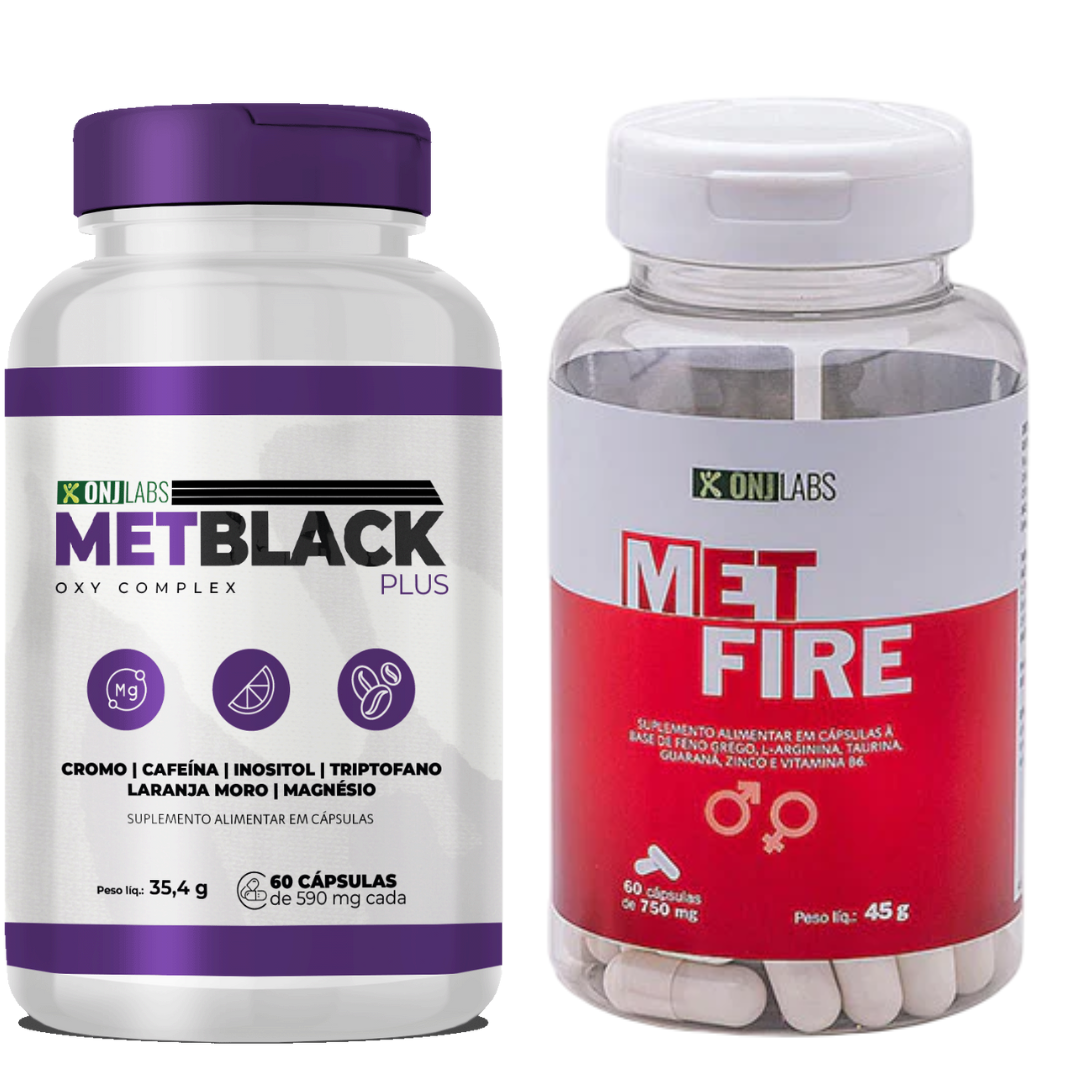 COMBO 1 METBLACK + 1 METFIRE