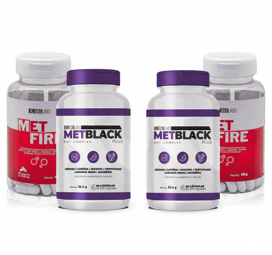 COMBO 2 METBLACK +  2 METFIRE